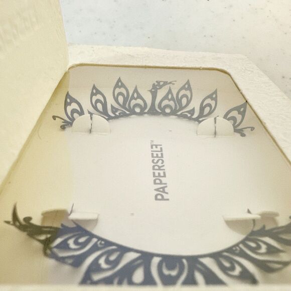 Paperself Eyelashes Peacock Design New In Box Costume Makeup Art - Picture 4 of 7